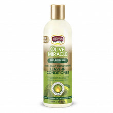 Load image into Gallery viewer, African Pride Olive Miracle Leave In Conditioner 12oz