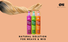 Load image into Gallery viewer, On Natural Weave &amp; Wig Detangler Pomegranate 8oz