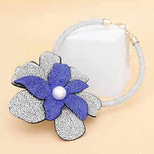 Load image into Gallery viewer, Zpb Handcrafted Brilliance Flower Choker Necklace