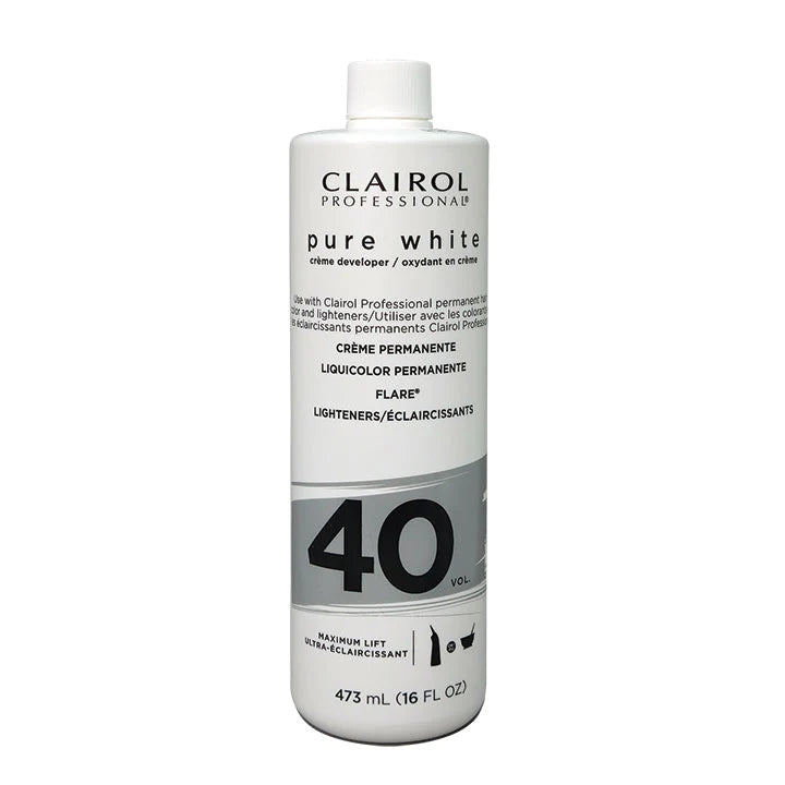 Clairol Professional Pure White Creme Developer 40 Vol. 16 oz