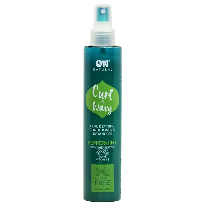 On Natural Curl N Wavy Detangler Peppermint 8oz