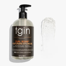 Load image into Gallery viewer, TGIN Curl Bomb Moisturizing Styling Gel 13 fl oz