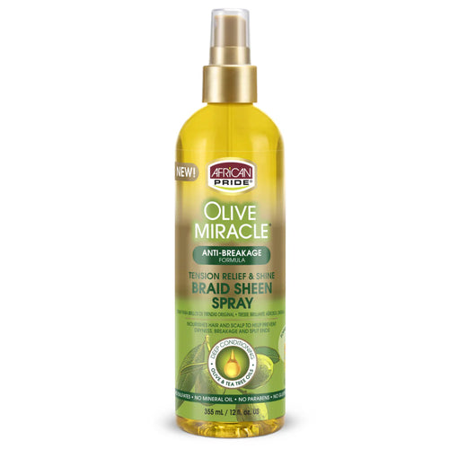 African Pride Olive Miracle Braid Spray 12oz