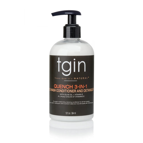TGIN Quench 3-in-1 Co-Wash Conditioner and Detangler 13oz
