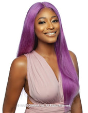 Load image into Gallery viewer, Mane Concept Trill 13A Human Hair Pre-Colored HH Wig TROC206 - 13A VIOLET PURPLE STRAIGHT 24”