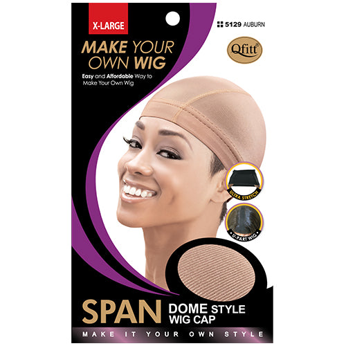 M&M Spandex D/S Wig Cap Auburn XL 5129
