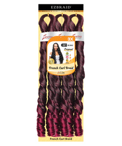 EZBraid 3X French Curl Braid 22"