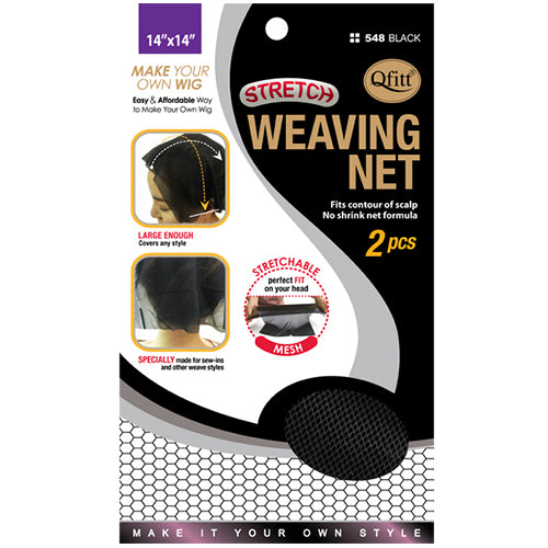 M&M Stretch Weaving Net 14x14 Black 548