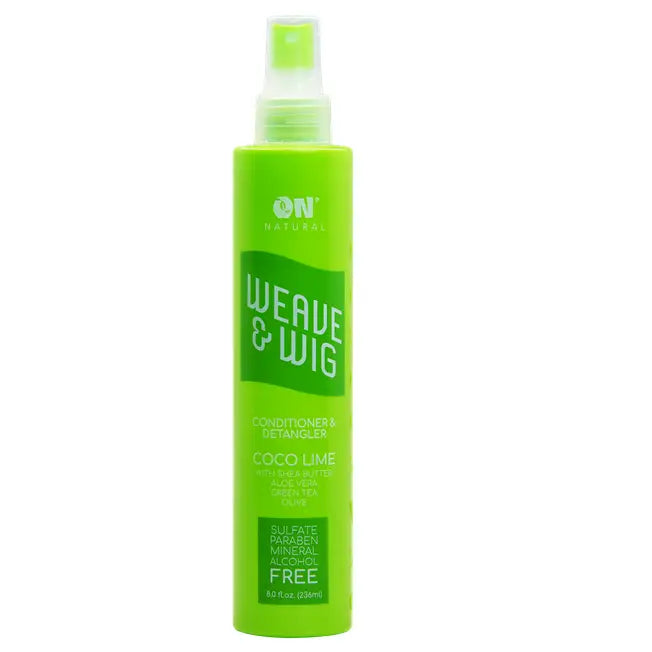 On Natural Weave & Wig Detangler Coco Lime 8oz