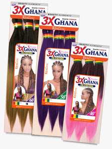Bijoux 3X Ghana Pre Stretched Braid 50"