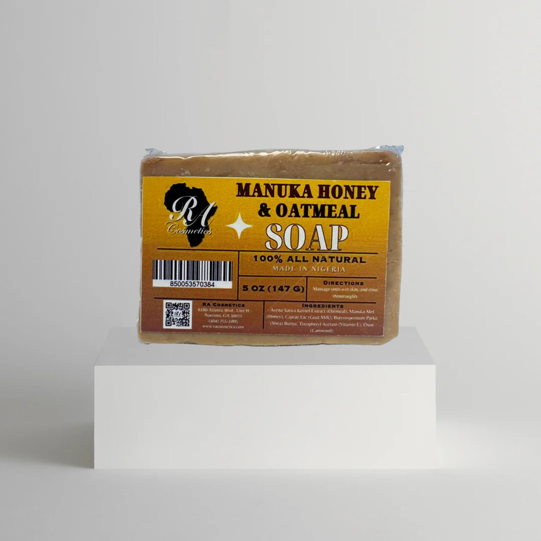 RA 100% Natural Manuka Honey & Oatmeal Soap Bar