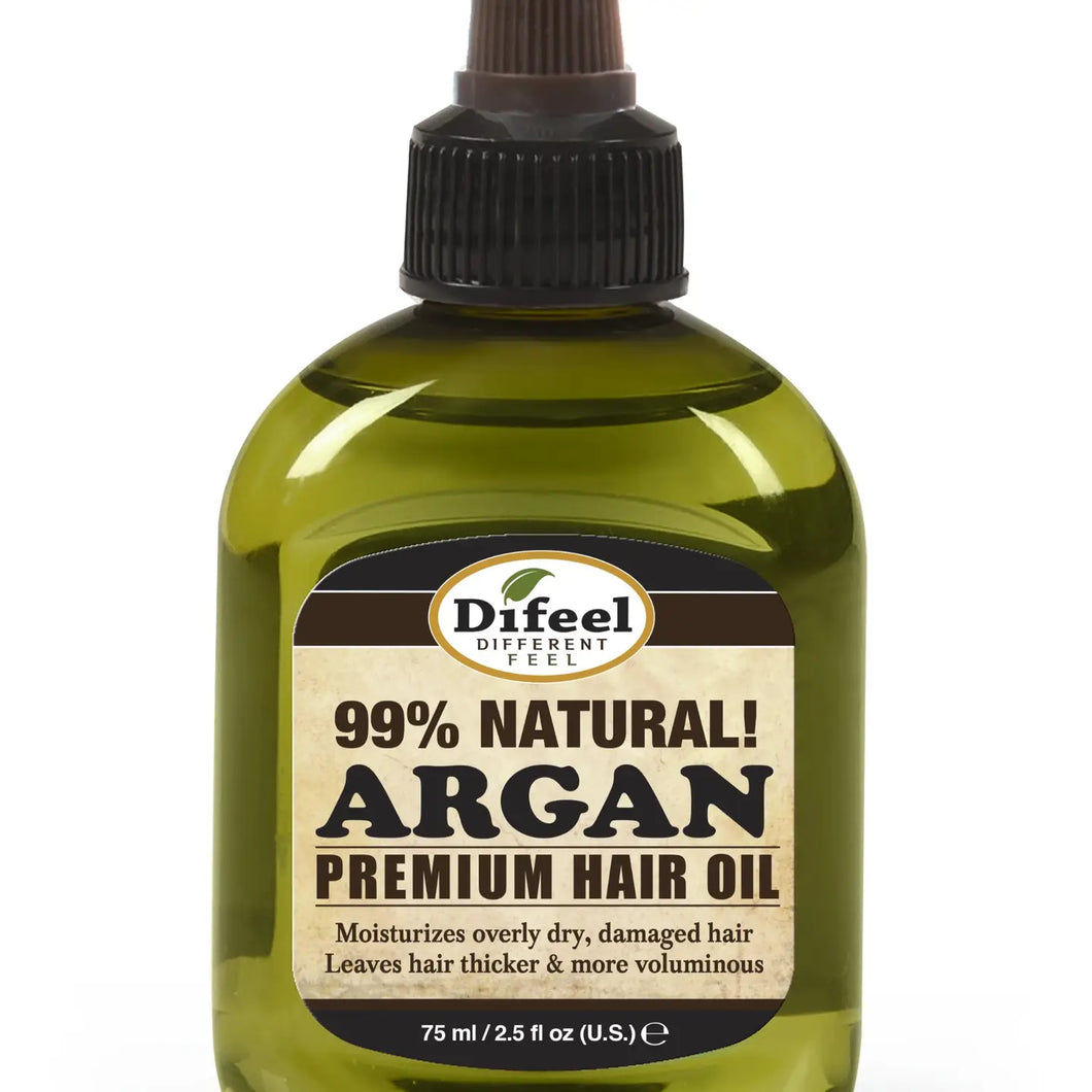 Difeel Premium Natural Hair Oil Argan Oil 2.5oz