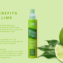 Load image into Gallery viewer, On Natural Weave &amp; Wig Detangler Coco Lime 8oz