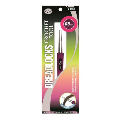 Qfitt Dreadlocks Crochet Tool Double Needles 0.5mm