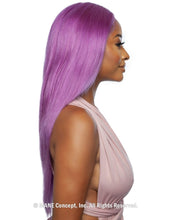 Load image into Gallery viewer, Mane Concept Trill 13A Human Hair Pre-Colored HH Wig TROC206 - 13A VIOLET PURPLE STRAIGHT 24”