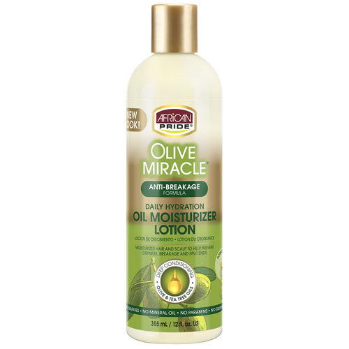 African Pride Olive Miracle Oil Moisturizer Lotion 12oz