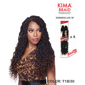 Harlem125 Kima Braid Goddess Loc 18” KGL18