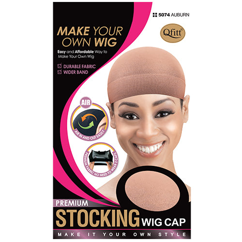 M&M Premium Stocking Wig Cap Auburn 5074