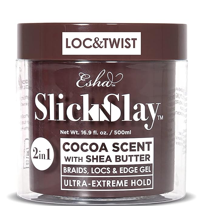 Slick N Slay 2-in-1 Braid & Edge Gel - Cocoa & Shea Butter 16oz