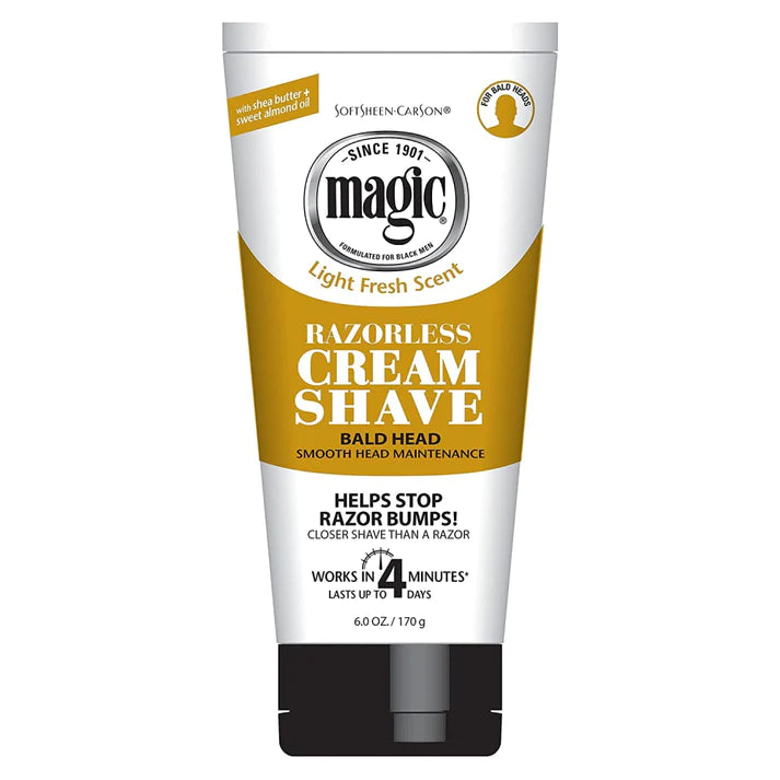 MAGIC Razorless Cream Shave 6oz