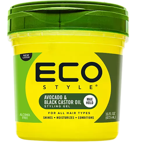 Eco Style Avocado & Black Castor Oil Gel 16oz