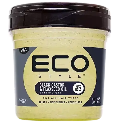 Eco Style Black Castor & Flaxseed Gel 16oz