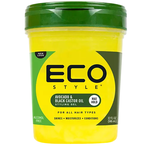 Eco Style Avocado & Black Castor Oil Gel 32oz