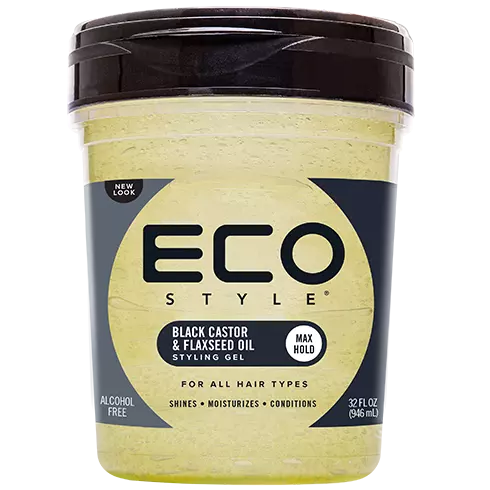 Eco Style Gel Black Castor & Flaxseed Gel 32oz