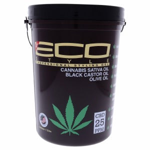 Eco Style C. Sativa Oil, Black Castor & Olive Oil Gel 80oz