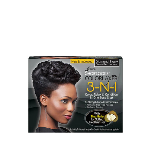 LUSTER’S SHORTLOOKS COLORLAXER 3N1 Diamond Black