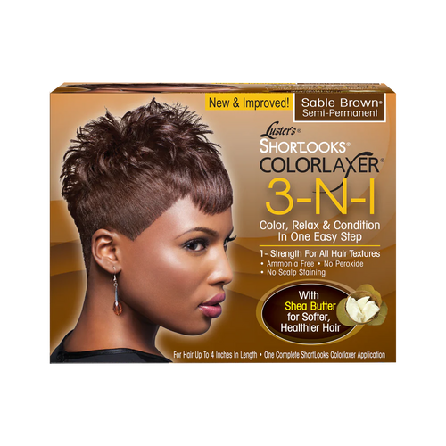 LUSTER’S SHORTLOOKS COLORLAXER 3N1 Sable Brown