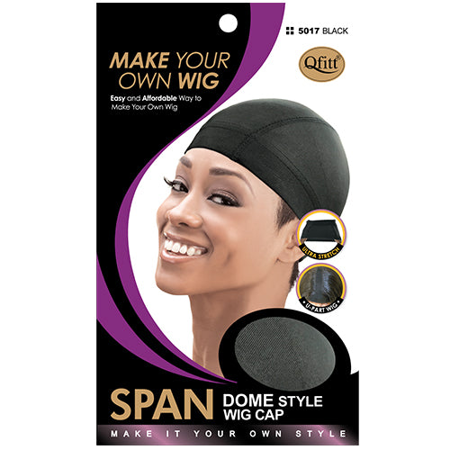 M&M Span DS Wig Cap Black 5017