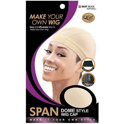 M&M Spandex D/S Wig Cap Beige 5037