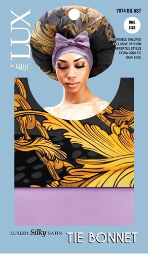 Lux Silk Tie Bonnet BQ AST 7074