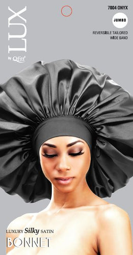 Lux Silk Bonnet Onyx 7004