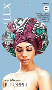 Lux Silk Tie Bonnet AST 7071