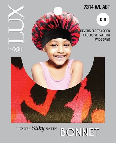 Lux Kid Silk Bonnet WL Ast 7314