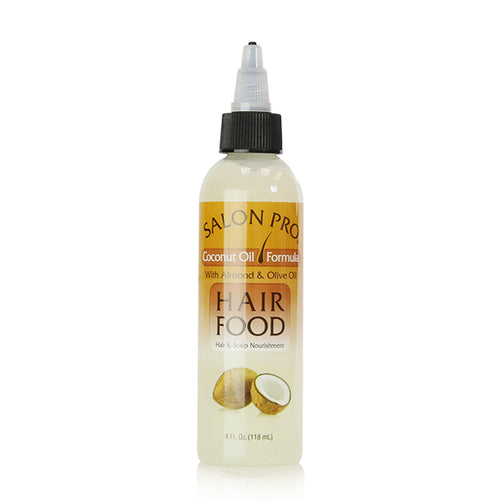 Salon Pro Hair Food Coconut Oil W/ Almond & Olive 4oz