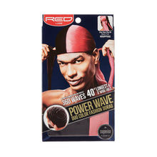 Load image into Gallery viewer, Red by Kiss Power Wave Duo Satin Durag HDUPPD03