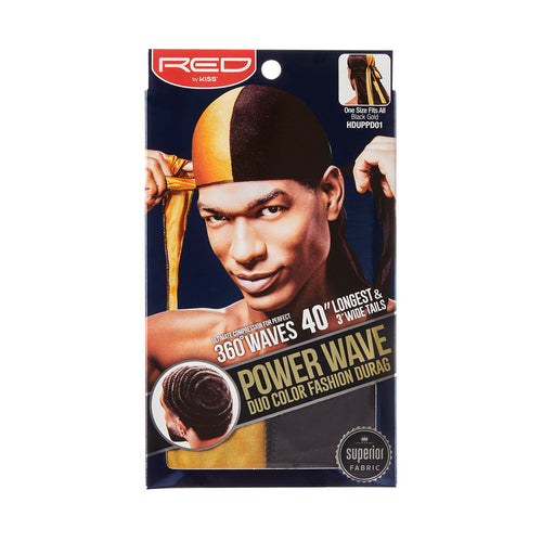 Red by Kiss Power Wave Duo Satin Durag HDUPPD03