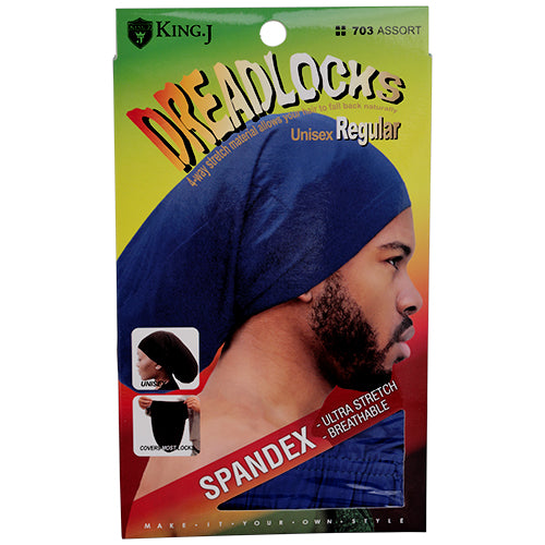 Regular Spandex Dreadlocks Cap 703 Assort