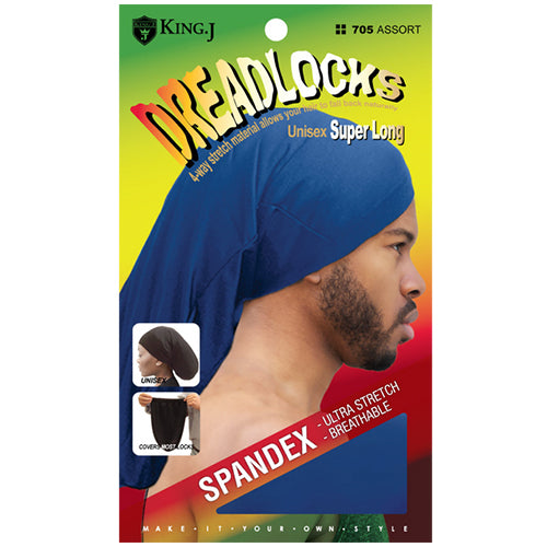 Super Long Spandex Dreadlocks Cap Assort 705
