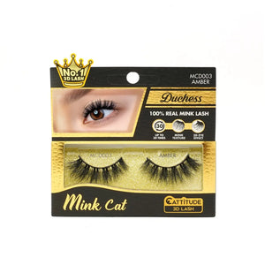 Amber - Duchess Mink Cat 3D Lashes