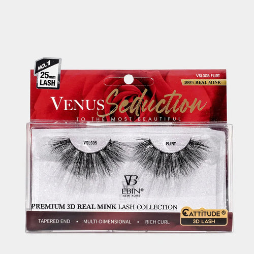Flirt - Venus Seduction 25mm Real Mink 3D Lashes