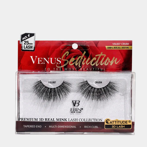 Crush - Venus Seduction 25mm Real Mink 3D Lashes