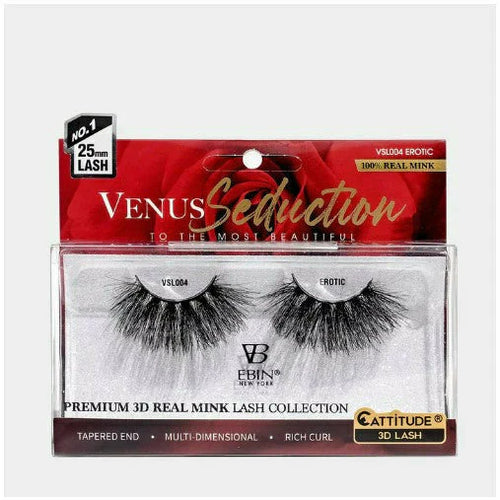 Erotic - Venus Seduction 25mm Real Mink 3D Lashes