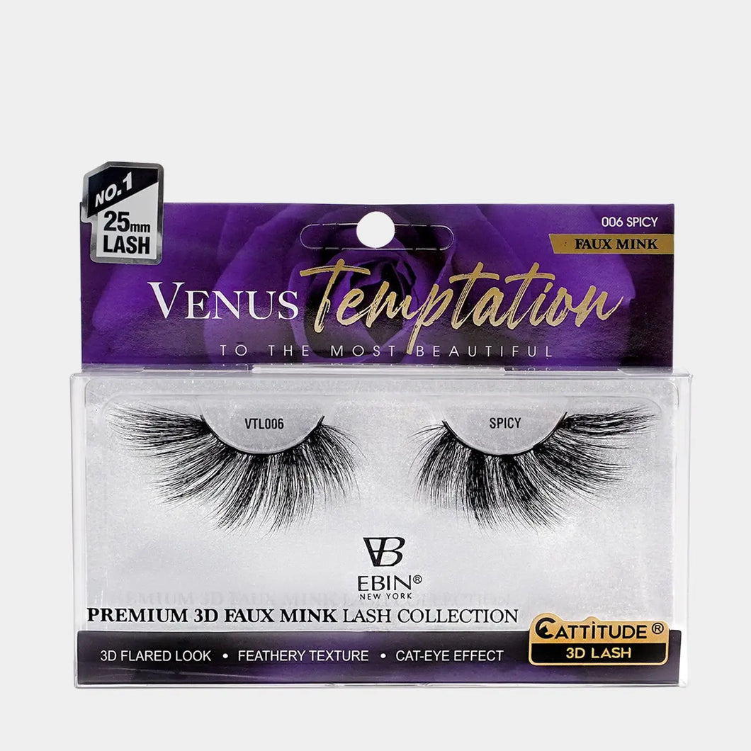Spicy - Venus Temptation 25mm Faux Mink 3D Lashes