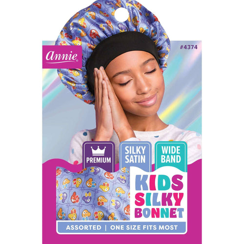 Annie Premium Kid's Silky Wide Edge Bonnet Dual Layer Asst