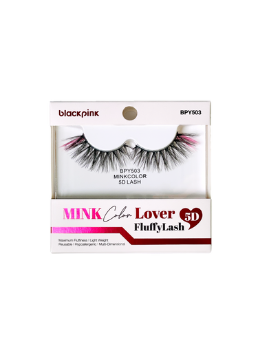 Blackpink 5D Faux Mink Color Lover Fluffy Lash 503