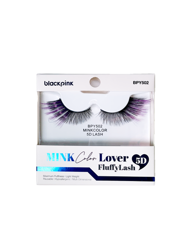 Blackpink 5D Faux Mink Color Lover Fluffy Lash 502